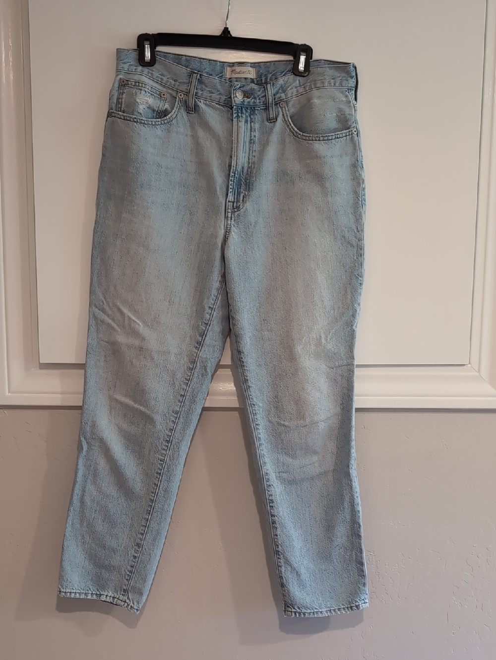 Madewell. The Perfect Vintage Jean. Light Wash Denim Jeans - Light Blue, 30